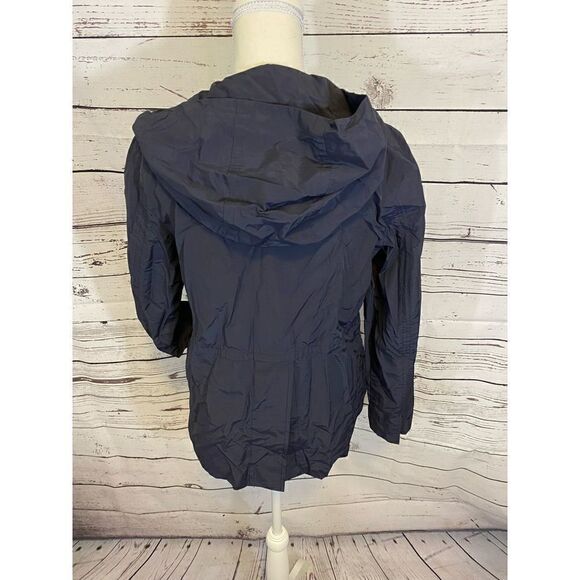 Eileen Fisher Navy Windbreaker Size XS - Picture 2 of 11